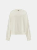Guess Octavia Bisiklet Yaka Kadın Beyaz Sweatshirt V6RQ96KCX22-G027