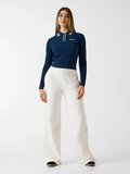 Guess Shari Polo Yakalı Triko Kadın Mavi Triko V6RR01Z4652-G7R1
