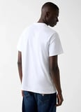 Guess Yuvarlak Yaka Düz Beyaz Erkek T-Shirt M6RI23K8FQ4-G011 Beyaz T-Shirt