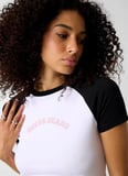 Guess Jeans Beyaz Kadın T-Shirt W6GIB0J1314-G011