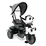 Babyhope Little Panda Kontrollü Bisiklet Gri