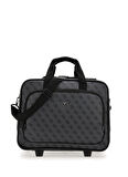 Guess Antrasit Çekçekli Sert Valiz TMVZLSP3143-COA