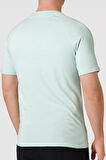 Erkek Guess Yazılı T-Shirt - Su Yeşili | XS