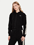 Guess Muriel Kadın Siyah Aktif Yün Karışımlı Sweatshirt V5BQ17KCX52-JBLK