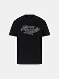 Guess Embroidery Erkek Siyah Regular Fit T-Shirt M5BI07I3Z14-JBLK
