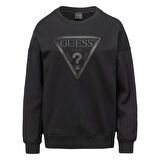 Guess Glitter Kadın Siyah Sweatshirt W5BQ11KC8I1-JBLK