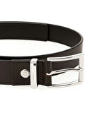 Guess Access Erkek Kahverengi Ayarlanabilir Deri Kemer BM7839P5430-DKB