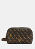 Guess Kahve Traş Çantası PMMILOP5461