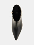 Guess Paislie Kadın Siyah Deri Bot FLFPAILEA10-BLACK