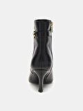 Guess Paislie Kadın Siyah Deri Bot FLFPAILEA10-BLACK