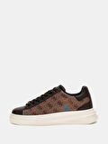Guess Elba Erkek Bej/Kahverengi Sneaker FMFLBAFAB12-BEIBR