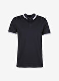 Guess Polo Yaka Düz Lacivert Erkek T-Shirt M2GP34KARS0_ES SS SPORTS PIQUE T -