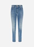 Guess Normal Bel Normal Paça Skinny Fit Mavi Kadın Denim Pantolon W2YA46D4Q01-CLH1