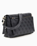 Guess Eco Brenton Flap Logolu Omuz Çantası