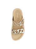 Guess Kahve Kadın Terlik FL6FT2FAL03-BEIBR