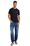 Erkek Guess CN SS CORE T-Shirt - Lacivert  | S