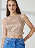 Guess Bisiklet Yaka Taba Kadın Büstiyer W3YH56WFIY0A10L
