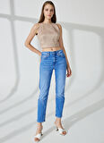 Guess Bisiklet Yaka Taba Kadın Büstiyer W3YH56WFIY0A10L