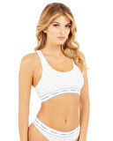 Gues Carrie Monogram Logolu Bralette