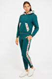Guess Şerit logolu sweatshirt Yeşil