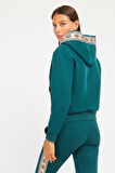 Guess Şerit logolu sweatshirt Yeşil