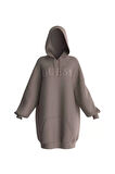 Guess Kadın Bej Cindra Scuba Sweatshirt