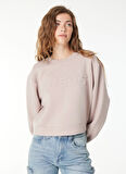 Kahve Kadın Bisiklet Yaka Sweatshirt V3BQ15K7UW2G4Q9-CINDRA CN SWEATSHIR