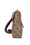 Kadın Guess Noelle Top Zip Shoulder Bag Kadın Omuz Çantası HWBG7879180