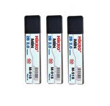 Kalem Ucu 2.0mm 2B Mikro 2B Kalem Ucu 2mm Siyah 3 Adet