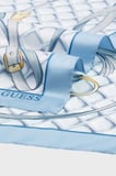 Guess Maxine Desenli 90 x 90 cm Eşarp AW5535POL03 Bayan EŞARP AW5535 POL03 PDL AÇIK MAVİ