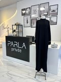 Parla Özel Dikim Siyah Ferace