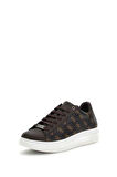 Guess Erkek Kahverengi Vibo 4G Logolu Sneaker