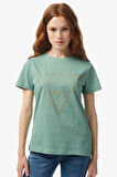 Kadın ADELE SS CN Regular T-SHIRTS - Yeşil  | S