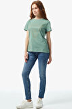 Kadın ADELE SS CN Regular T-SHIRTS - Yeşil  | S