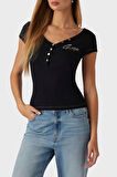 Guess Bayan Top W4RP47 K1814 JBLK