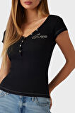 Guess Bayan Top W4RP47 K1814 JBLK