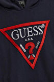 Guess Çocuk Mavi Üçgen Logolu Sweatshirt