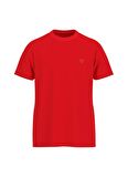 Guess Bisiklet Yaka Desenli Kırmızı Erkek T-Shirt F3GI00K8HM0-G5Q4
