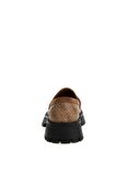 Guess Kahve - Bej Erkek Loafer MOCASSIN 4G