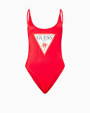 Guess One Piece Logo Detaylı Mayo
