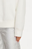 Kadın CECILIA Parlak Logolu Sweatshirt - Krem  | L