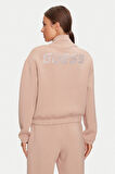 Kadın CECILIA SCUBA Fermuarlı Sweatshirt - Vizon | XS