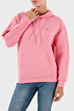 Kadın BRENDA HOODED Kapüşonlu Sweatshirt - Fuşya  | XS