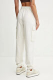 Guess Kadın Beyaz Eco Quattro Pantolon