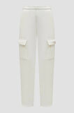 Guess Kadın Beyaz Mıdge Jogger Pantolon
