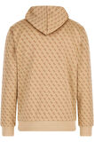 Guess Erkek  Logolu Kahverengi Sweatshirt
