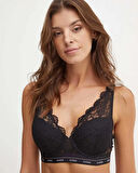 Guess Jane Padded Logo Yazı Detaylı Sütyen
