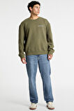 Erkek GJ CN REG AMERICAN Sweatshirt  - Haki | S
