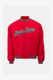Guess Jeans GJ BOMBER WITH PATCH Erkek Kırmızı Mont M4BL24WG932-G585