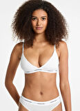 Guess Jeans Beyaz Balensiz Sütyen GJ TRIANGLE - ECO CUDDLE JERSEY 180
